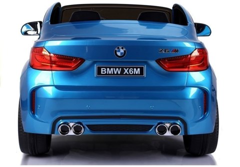 Auto Na Akumulator BMW X6M Niebieskie Lakierowane LEAN CARS