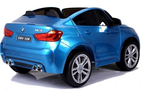 Auto Na Akumulator BMW X6M Niebieskie Lakierowane LEAN CARS