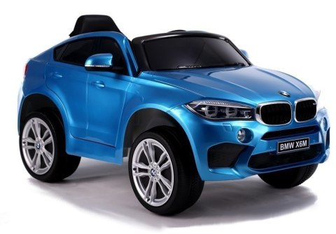 Auto na Akumulator BMW X6 Niebieskie Lakierowane LEAN CARS