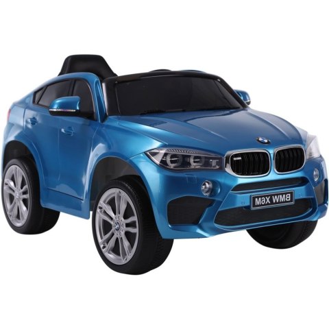 Auto na Akumulator BMW X6 Niebieskie Lakierowane LEAN CARS