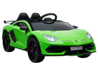 Auto na Akumulator Lamborghini Aventador Zielony LEAN CARS