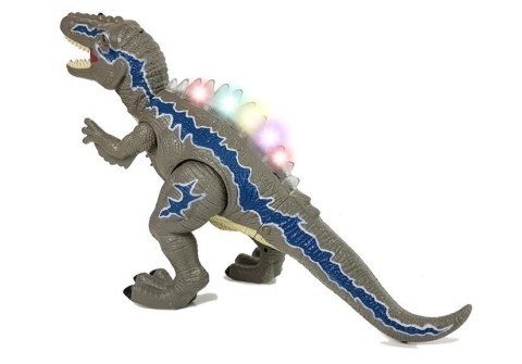 Dinozaur Zdalnie Sterowany Tyranozaur Świeci Szary LEAN Toys