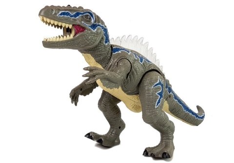 Dinozaur Zdalnie Sterowany Tyranozaur Świeci Szary LEAN Toys