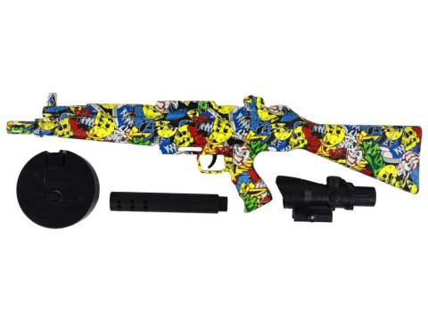 Karabin Pistolet Dla Dzieci Na Kulki Wodne 20 Metrów LEAN Toys