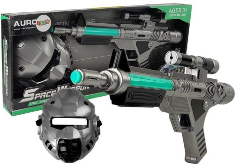 Pistolet Laserowy Zestaw Kosmiczny Space z Maską LEAN Toys