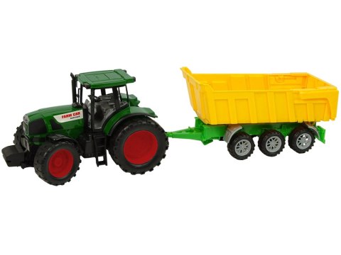 Traktor Wywrotka Żółta Ciągnik 50 cm LEAN Toys