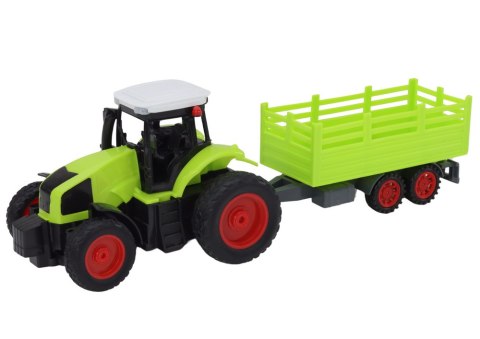 Traktor Zdalnie Sterowany RC Z Przyczepą 1:16 Zielony LEAN Toys