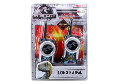 Krótkofalówki Walkie- Talkie Tropiciel Dinozaurów 30-80m Zasięgu LEAN Toys