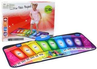 Mata Muzyczna Taneczna Edukacyjna Pianinko Tęczowe LEAN Toys