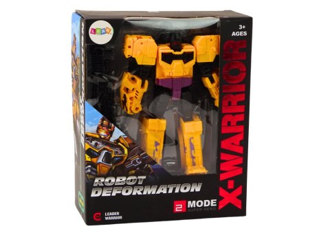 Robot-Czołg Z Bronią 2w1 Transformacja X-Warrior Żółty LEAN Toys