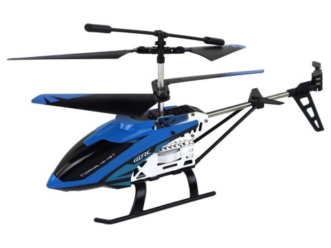 Aluminiowy Helikopter RC 2.4G Niebieski 15 Minut Lotu LEAN Toys