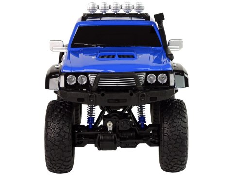 Auto Off- Road R/C 2.4G Climbing Car 1:8 Niebieskie 4x4 LEAN Toys