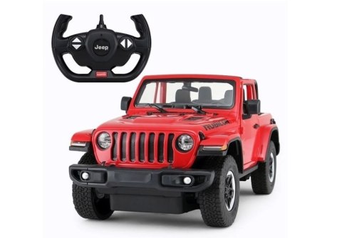 Auto R/C Jeep Wrangler Rubicon 1:14 Rastar Czerwony Rastar