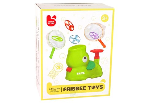 Gra Zręcznościowa Złap Frisbee Słoń Katapulta Różowy LEAN Toys