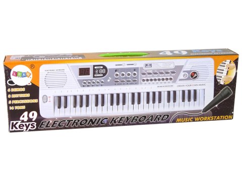 Keyboard MQ4919 Mikrofon Organki 49 Klawiszy LEAN Toys