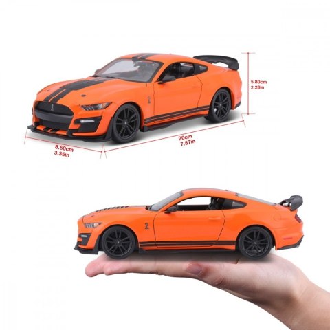 Model kompozytowy 2020 Mustang Shelby GT500 pomarańczowy 1:24 Maisto