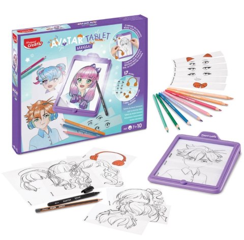Tablet kreatywny do rysowania zestaw o tworzenia awatara Manga Creativ Maped CX Sp. z o. o. Tablet kreatywny do rysowania zestaw o tworzenia awatara Manga Creativ Maped CX Sp. z o. o.
