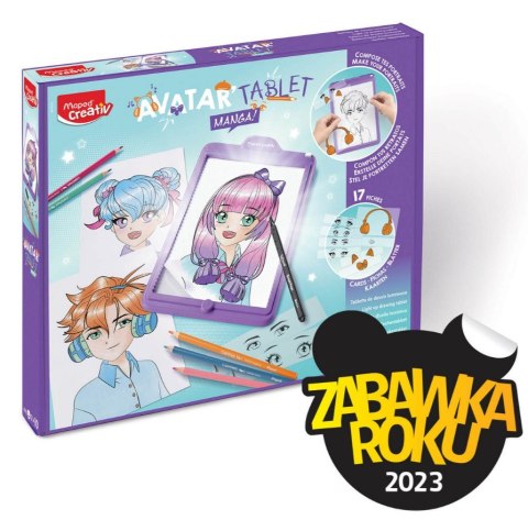 Tablet kreatywny do rysowania zestaw o tworzenia awatara Manga Creativ Maped CX Sp. z o. o. Tablet kreatywny do rysowania zestaw o tworzenia awatara Manga Creativ Maped CX Sp. z o. o.