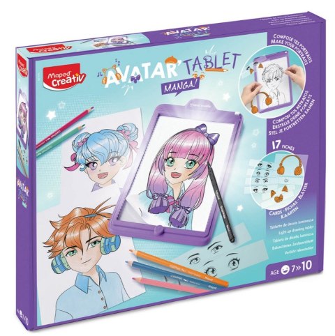 Tablet kreatywny do rysowania zestaw o tworzenia awatara Manga Creativ Maped CX Sp. z o. o. Tablet kreatywny do rysowania zestaw o tworzenia awatara Manga Creativ Maped CX Sp. z o. o.