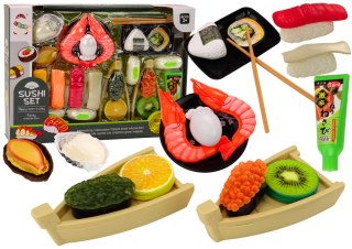 Zestaw Zabawkowy Do Sushi Akcesoria Krewetki Dla Dzieci 24 ele. LEAN Toys