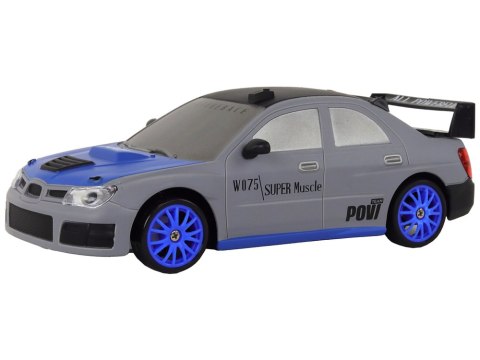 Autko Sportowe Zdalnie Sterowane R/C 1:24 Szare Wymienne Koła LEAN Toys