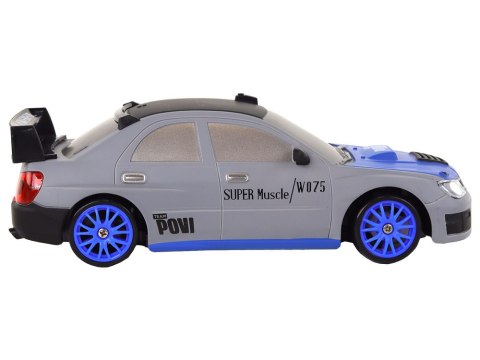 Autko Sportowe Zdalnie Sterowane R/C 1:24 Szare Wymienne Koła LEAN Toys