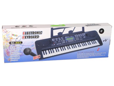 Keyboard MQ-6159 Mikrofon Bluetooth MP3 61 Klawiszy LEAN Toys