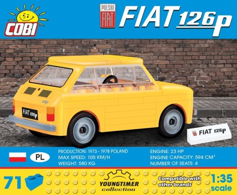 Klocki 71 elementów Polski Fiat 126P Cobi Klocki