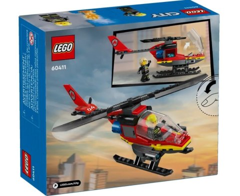 Klocki City 60411 Strażacki helikopter ratunkowy LEGO