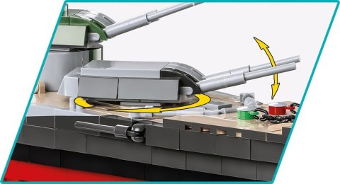 Klocki Historical Collection Battleship Tirpitz 2810 elementów Cobi Klocki