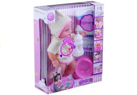 Lalka Bobas W Szlafroku Butelka Nocnik Pampers Gra LEAN Toys