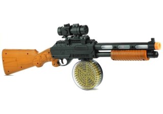 Pistolet Broń Karabin AK 868-1 Świeci Gra 60 cm LEAN Toys