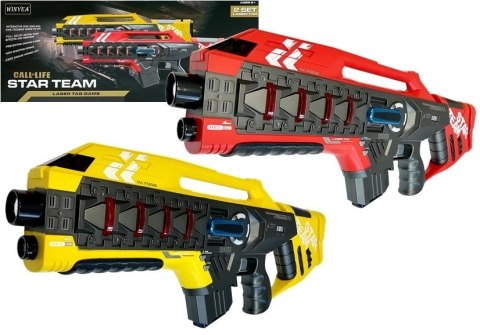 Zestaw Karabinów Laser Tag 4 drużyny 2 kolory LEAN Toys