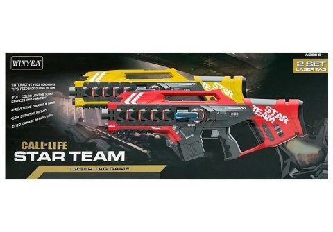 Zestaw Karabinów Laser Tag 4 drużyny 2 kolory LEAN Toys