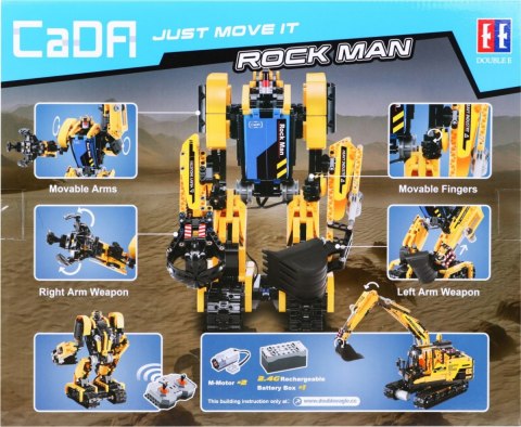 Klocki R/C 2w1 Robot Koparka EE