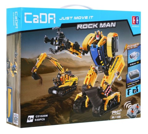 Klocki R/C 2w1 Robot Koparka EE