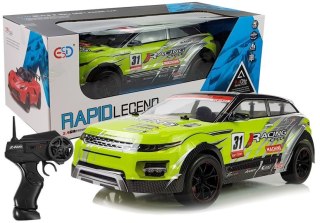 Auto Zdalnie Sterowane R/C Terenowe Zielone 1:10 LEAN Toys