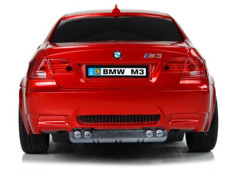 Auto Zdalnie Sterowane BMW M3 Czerwony 2,4 G Pilot Kierownica 1:18 Dźwięk Światła LEAN Toys