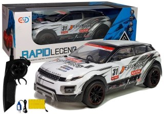 Auto Zdalnie Sterowane R/C Terenowe Białe 1:10 LEAN Toys