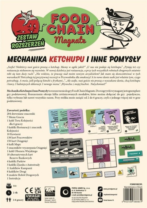 Gra Food Chain Magnate: Mechanika ketchupu i inne pomysły Portal Games