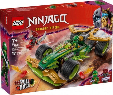 Klocki Ninjago 71828 Samochód wyścigowy Lloyda z napędem typu pull-back LEGO