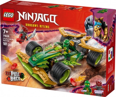 Klocki Ninjago 71828 Samochód wyścigowy Lloyda z napędem typu pull-back LEGO