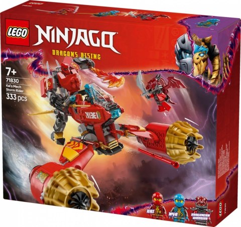 Klocki Ninjago 71830 Burzowy jeździec-mech Kaia LEGO