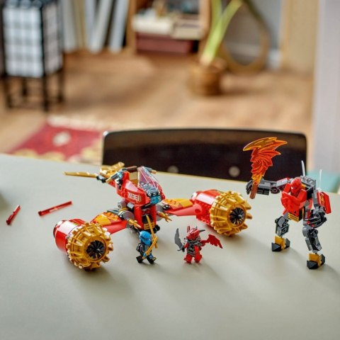 Klocki Ninjago 71830 Burzowy jeździec-mech Kaia LEGO