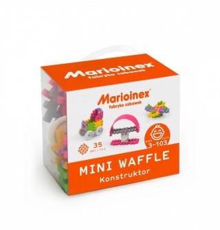 Klocki waffle mini 35 sztuk dziewczynka Marioinex