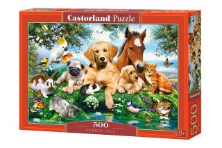 Puzzle 500 elementów Zwierzątka Letni kumple Castor