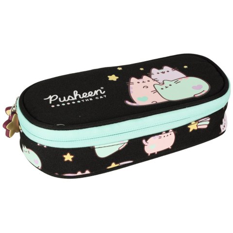 Piórnik szkolny jednokomorowy Pusheen czarny St. Majewski Sp. z o. o. Piórnik szkolny jednokomorowy Pusheen czarny St. Majewski Sp. z o. o.