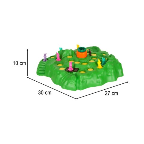 Wyścig króliczków po marchewkę rodzinna gra planszowa + karty Kik sp. z o.o. sp. k.