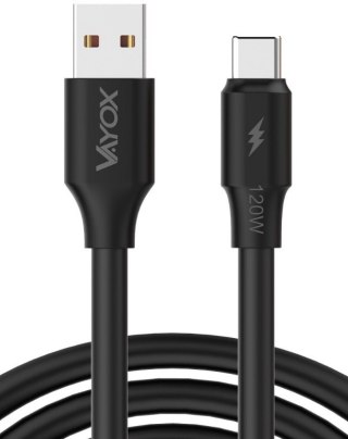 Kabel USB-USB-C dwie końcówki 120W 3A 1m czarny Bodex Electronics Spółka z o.o.