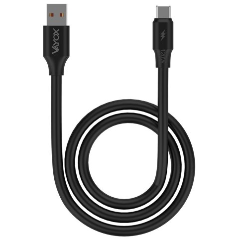 Kabel USB-USB-C dwie końcówki 120W 3A 1m czarny Bodex Electronics Spółka z o.o.